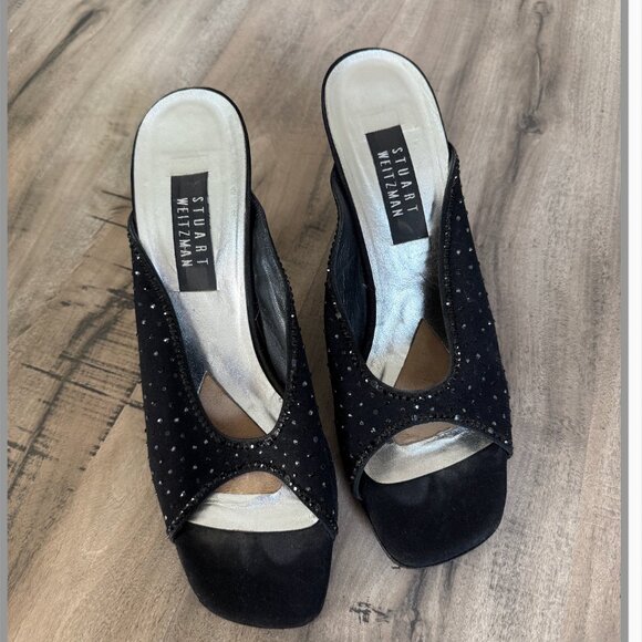 Stuart Weitzman Shoes - Vintage Stuart Weitzman Mule Heels - Size 8.5